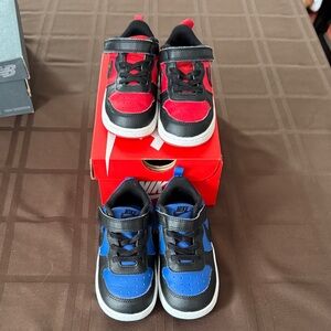 Nike Kids Sneakers - Black, Red, and Blue